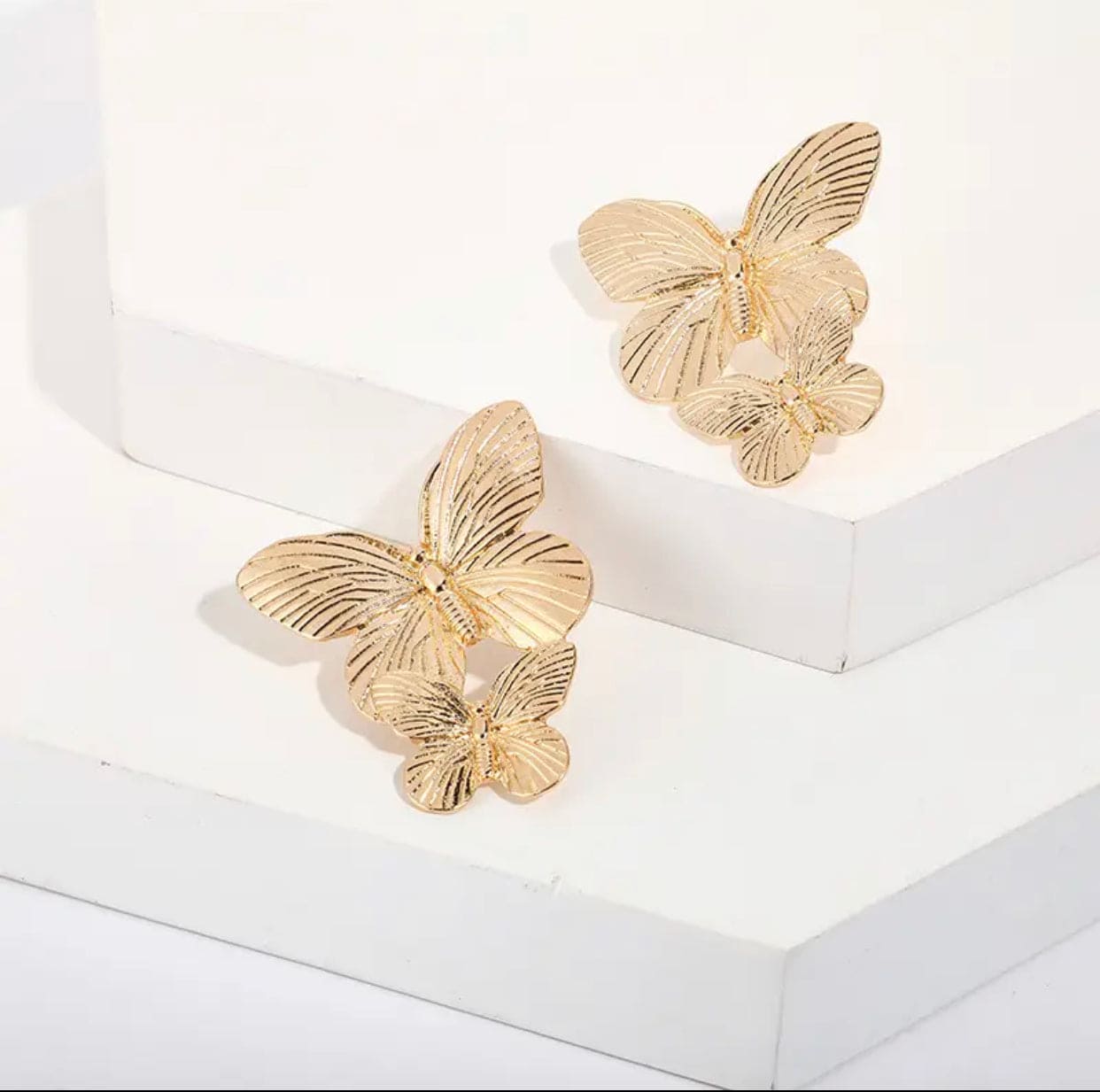 Double Butterfly Earrings, Butterfly Insect Individual Stud Earrings, Butterfly Geometry Stud Earrings For Women, Vintage Butterfly Drop Earrings Double Butterfly Earrings, Butterfly Insect Individual Stud Earrings, Butterfly Geometry Stud Earrings For Women, Vintage Butterfly Drop Earrings